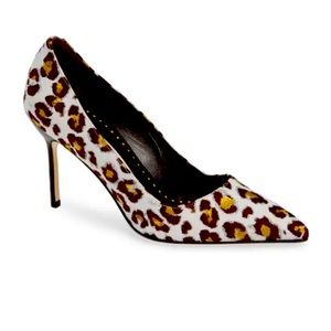 Manolo Blahnik Leopard Pimp 7.5 Pre-Owned